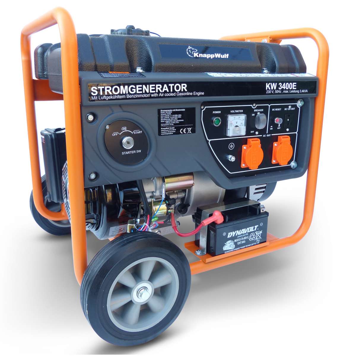 KnappWulf Diesel Générateur KW5500-3 Groupe Électrogène 3-Phase 400V